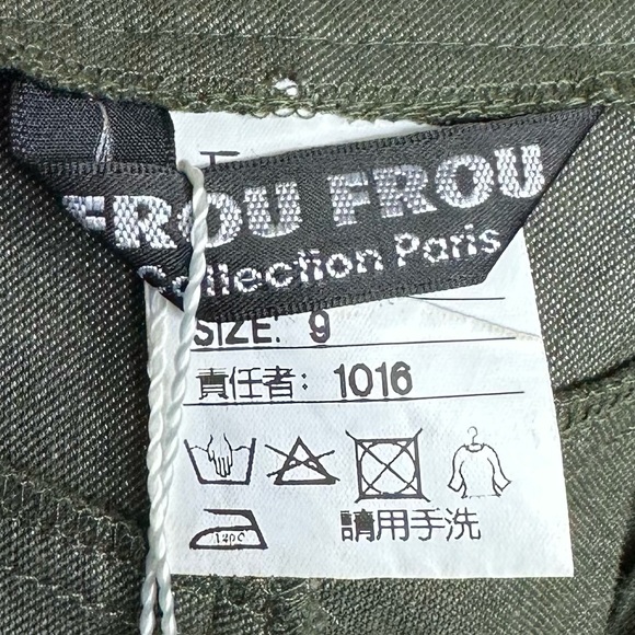 Frou Frou Collection Paris Green Beaded Sequined Modest Midi Stretch Skirt NWT 9 - Picture 7 of 8